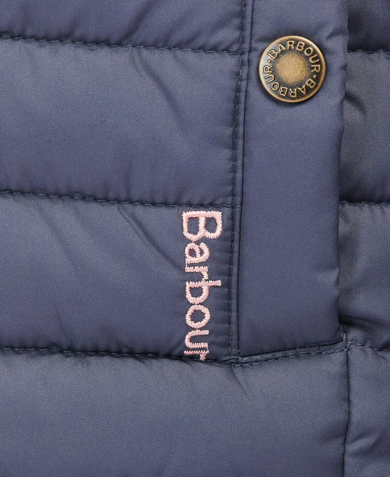 Barbour Girls Cranmoor Quilt Jacket in Blue-3
